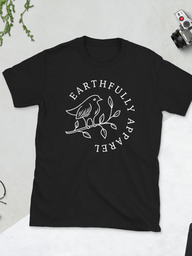 Earthfully Bird Tee - Black