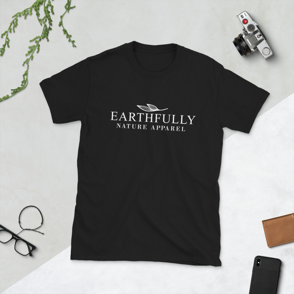 Earthfully Leaf Tee - Black